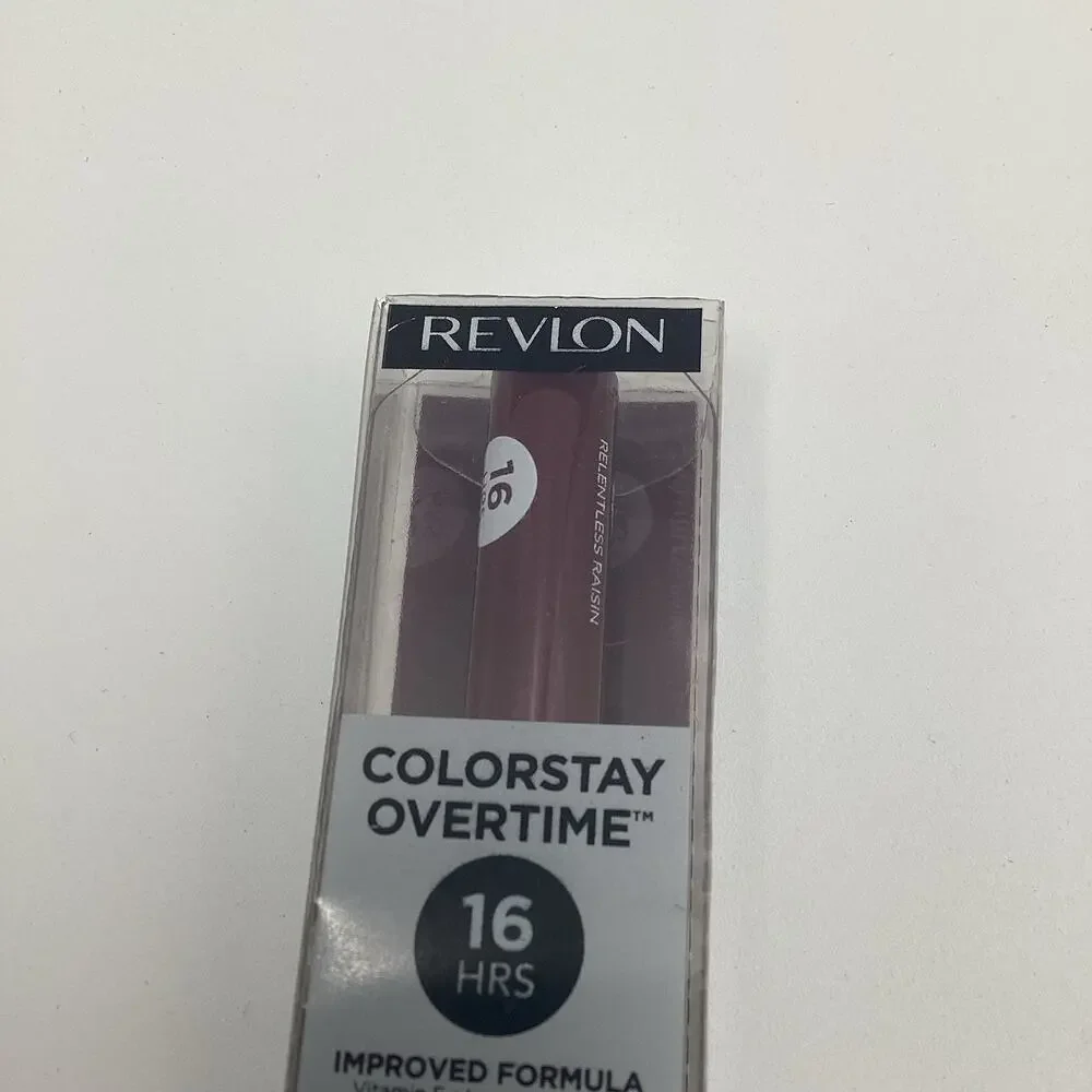 NEW Revlon ColorStay Overtime 16HR Liquid Lip Color- 270 Relentless Raisin‎